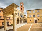 Pienza, piazza Pio II, sito Unesco