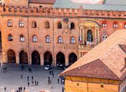 Bologna, Piazza Maggiore vista dall'alto