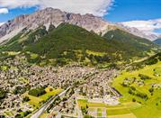 Da Bormio, sulla destra la Valfurva