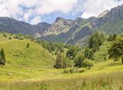 Lombardia, Borno, vista sulla Val Camonica