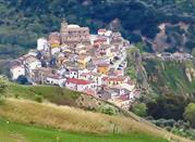 Vista aerea di Oliveto Lucano, Basilicata