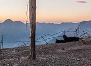 Claviere, alta Val Susa e Chisone, alba sul Monte Chamberton 