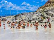 Bagni sulfurei nell'isola di Vulcano