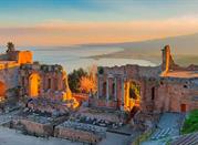 Vista dell'antico teatro romano