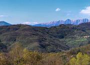 Lunigiana, panorama sulle Alpi Apuane