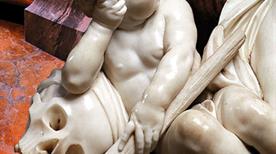 Detail in der Krypta