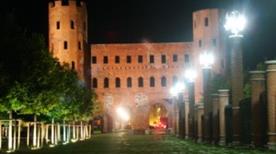 Der Park in der Nacht