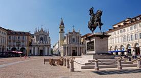 Die Zwillingskirchen auf Piazza San Carlo