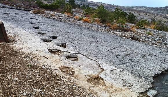 Orme dinosauri - Ruina dantesca