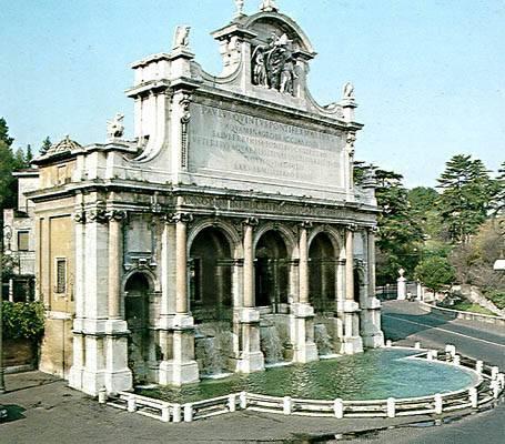 Fontana dell'acqua Paola