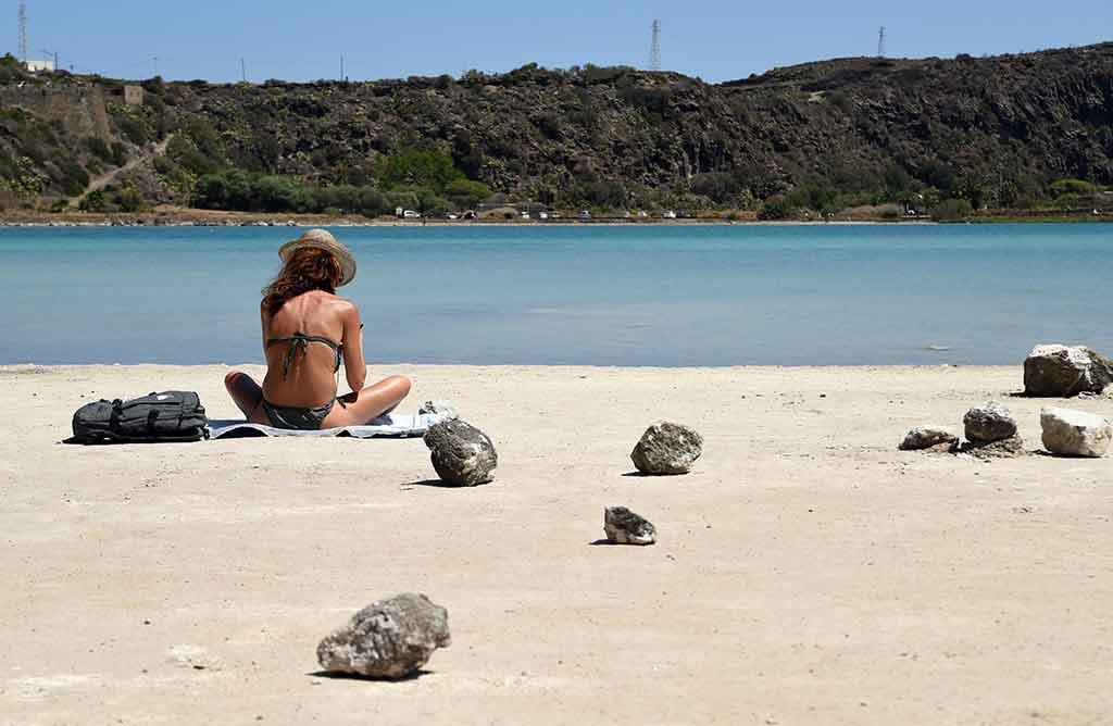 Spiaggia Lago dello Specchio di Venere