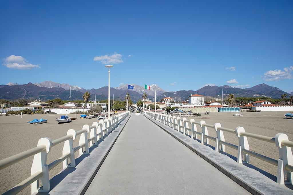 Il pontile di Forte dei Marmi