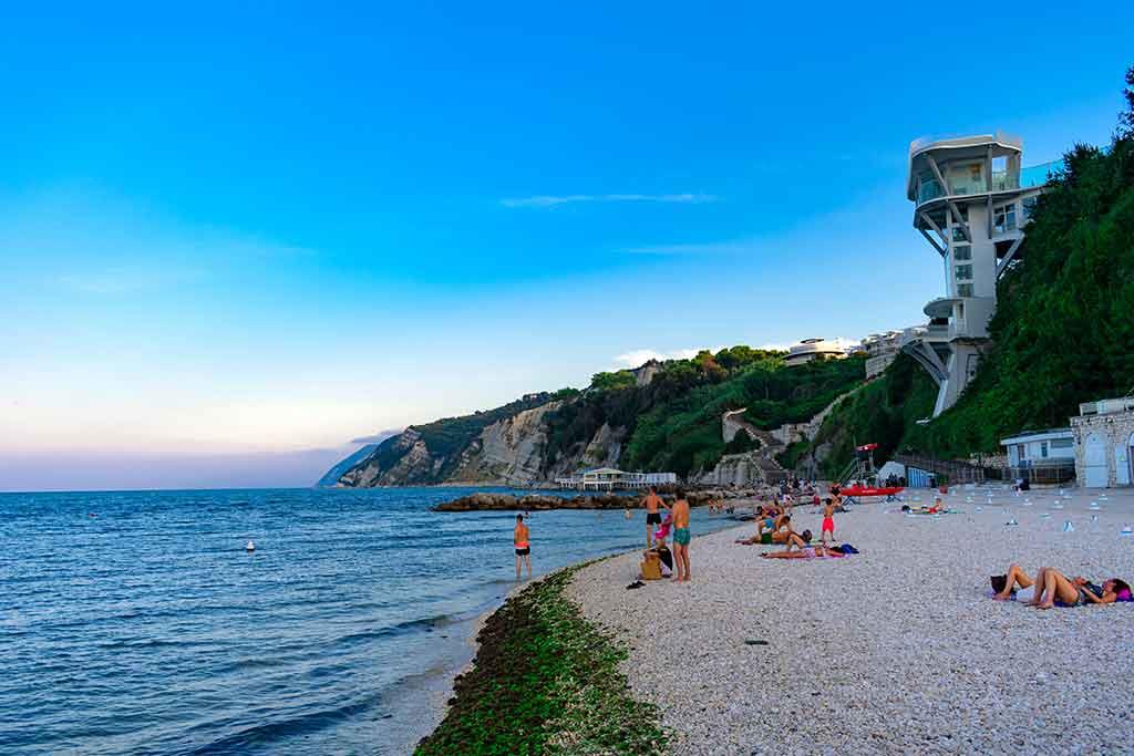 Spiaggia del Passetto Sentiero